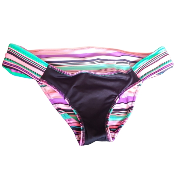 Victoria's Secret Pink Stripe Bikini Swimsuit Women's Size S - Picture 13 of 16